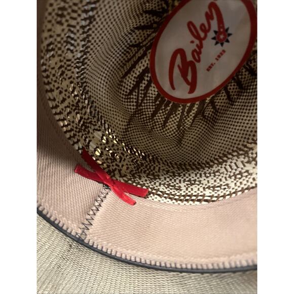 Bailey Bangora Cowboy Hat With Aztec Stitch